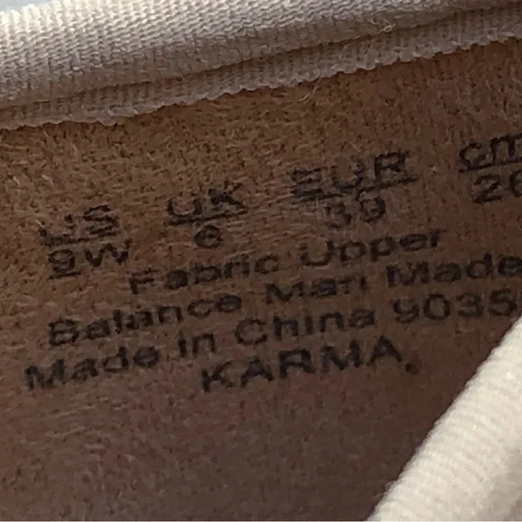 LifeStride Expadrille Wedge Heels Cork Closed Toe Canvas‎ Beige Size 9W. - Picture 13 of 13